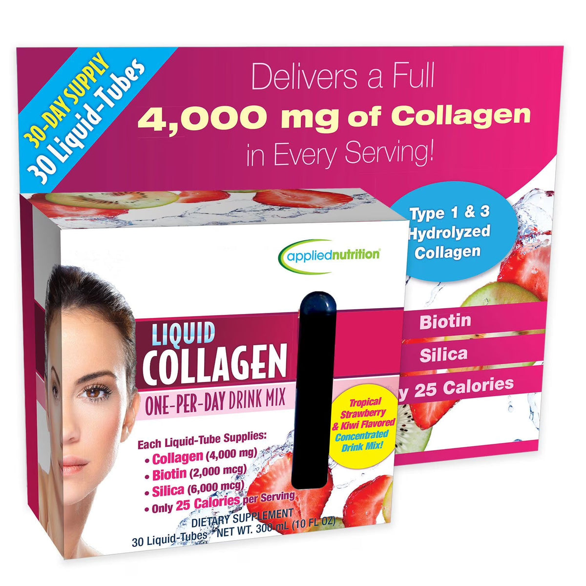 Applied Nutrition Liquid Collagen 30 Liquid Tubes