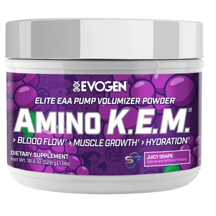 Evogen Amino K.E.M. EAA | Essential Amino Acids + BCAAs + Hydration & Recovery Formula