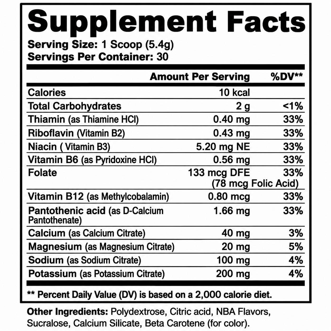 HYDRATION POWDER (LEMONADE)