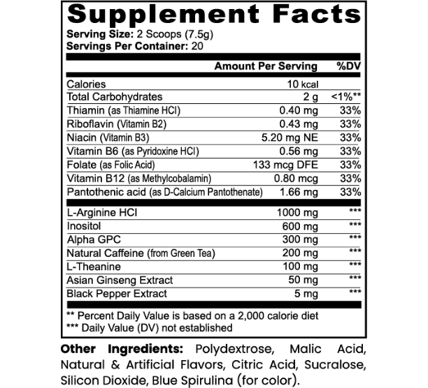 Energy Powder IQ (Sour Gummi Worm)