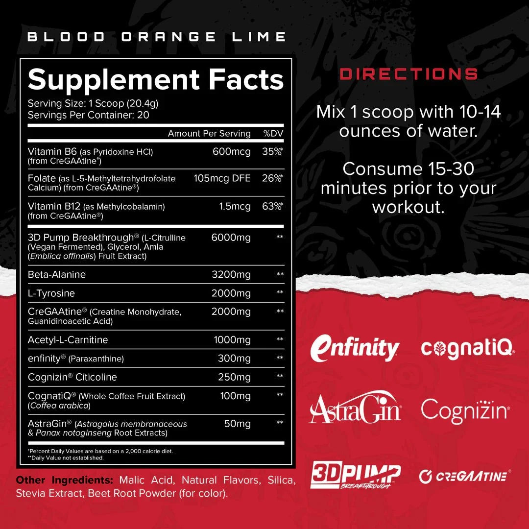 BH2K - All Natural Pre Workout