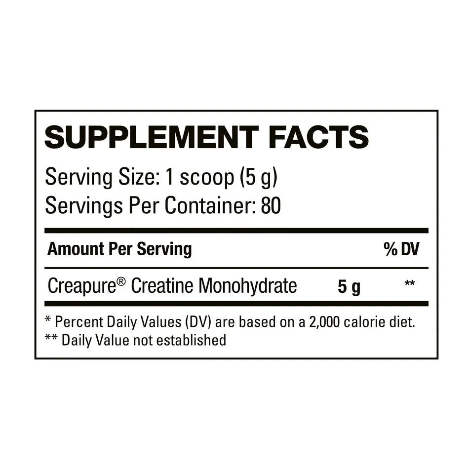 HD Muscle Crea HD 100% Vegan Creapure Creatine - 80 Servings