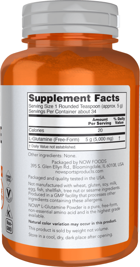 Now L-Glutamine Powder - 6oz