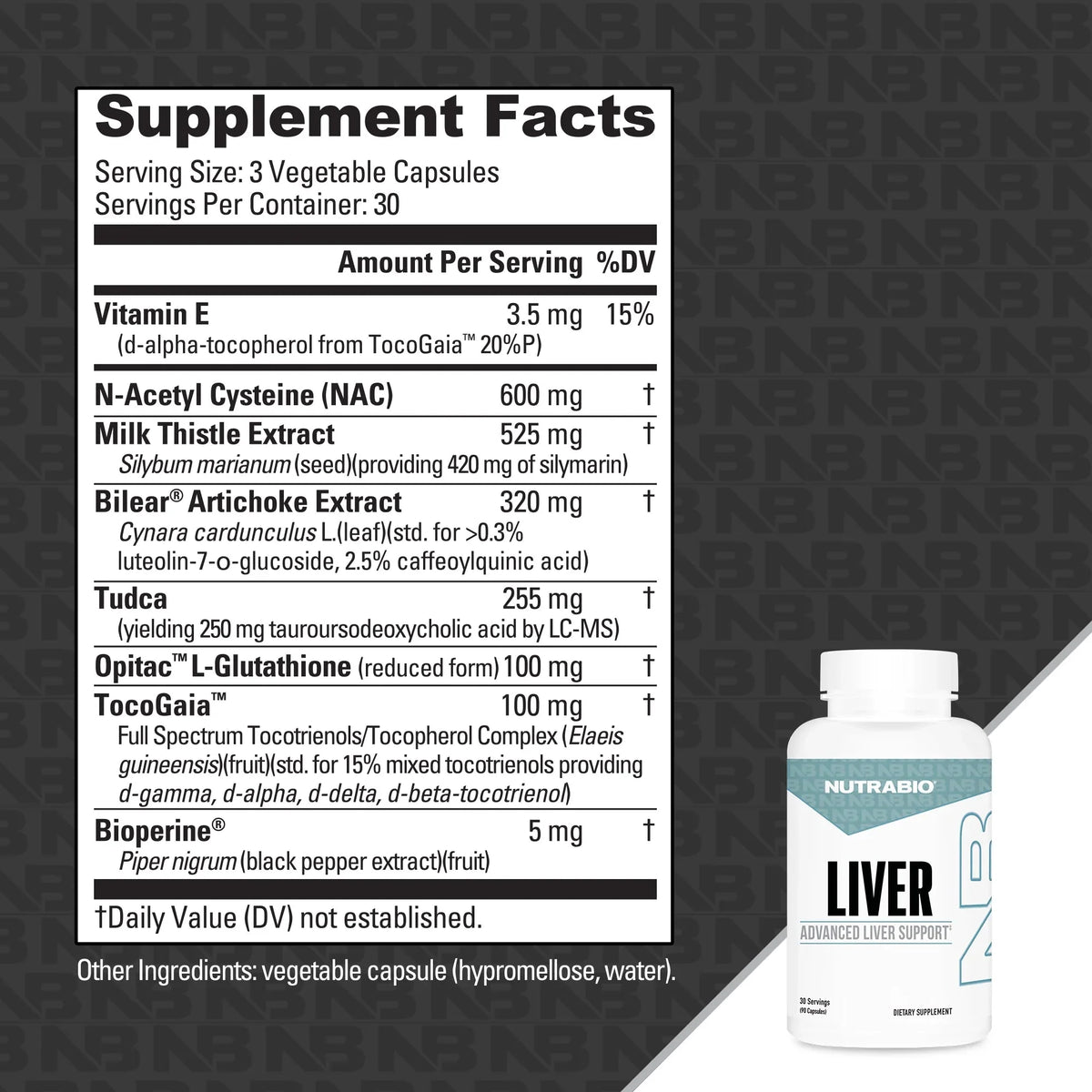 Nutrabio Liver - Advance Liver Support 90 Caps