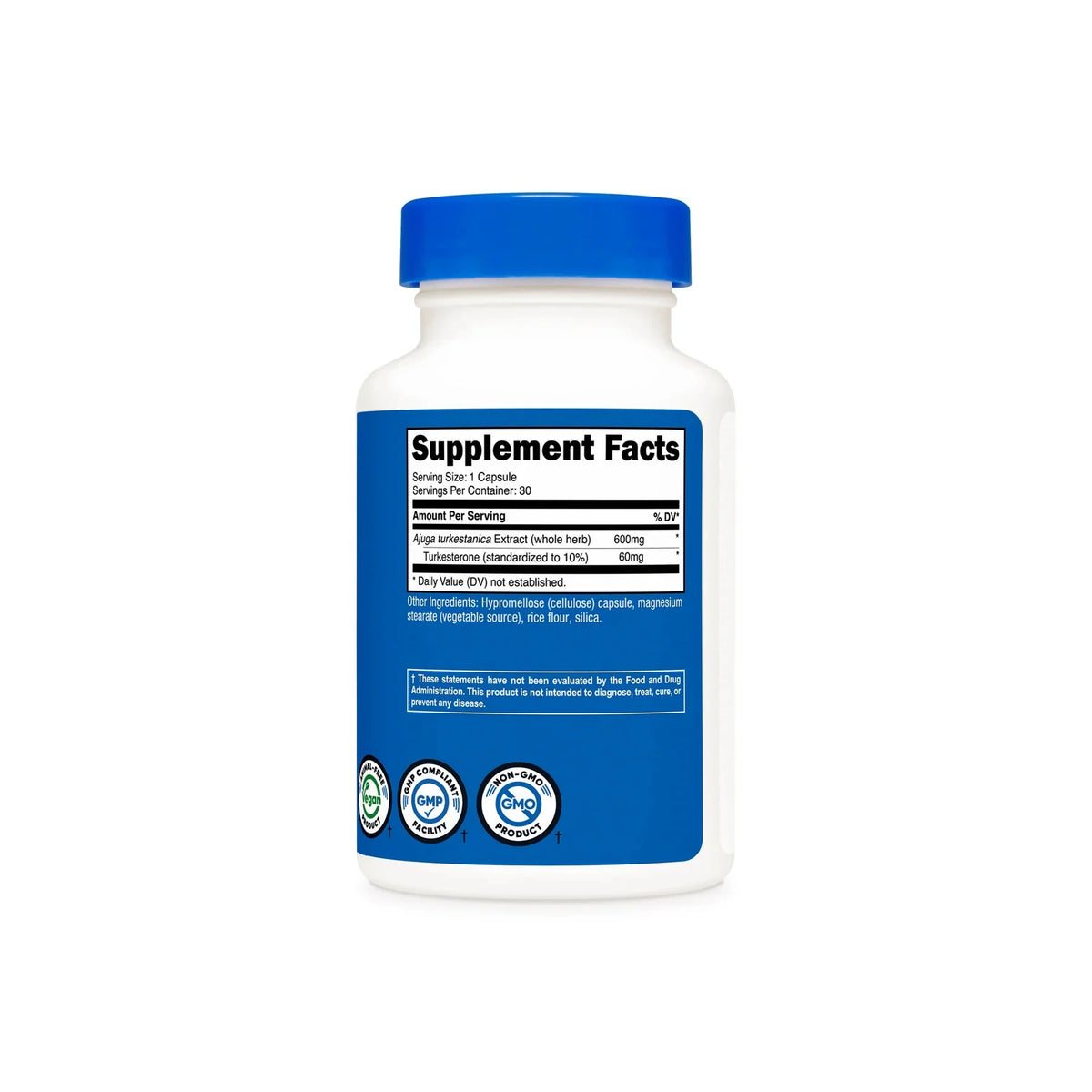 Nutricost Turkesterone 600 Mg - 30 Servings