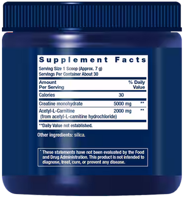 Life Extension Creatine & Acetyl-L-Carnitine Energy Plus