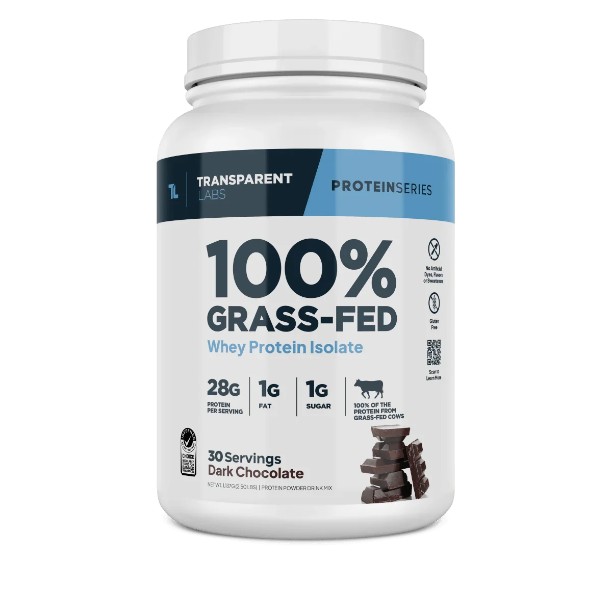 Transparent Labs 100% Grass Fed Whey Isolate (30 Ser)