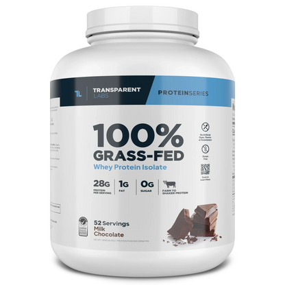 Transparent Labs 100% Grass-Fed Whey Protein Isolate 4 lbs