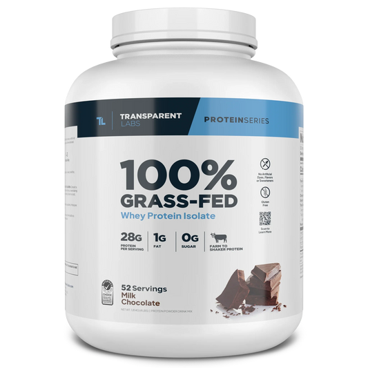 Transparent Labs 100% Grass-Fed Whey Protein Isolate 4 lbs