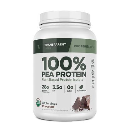 Transparent Labs 100% Pea Protein Isolate -30 Servings