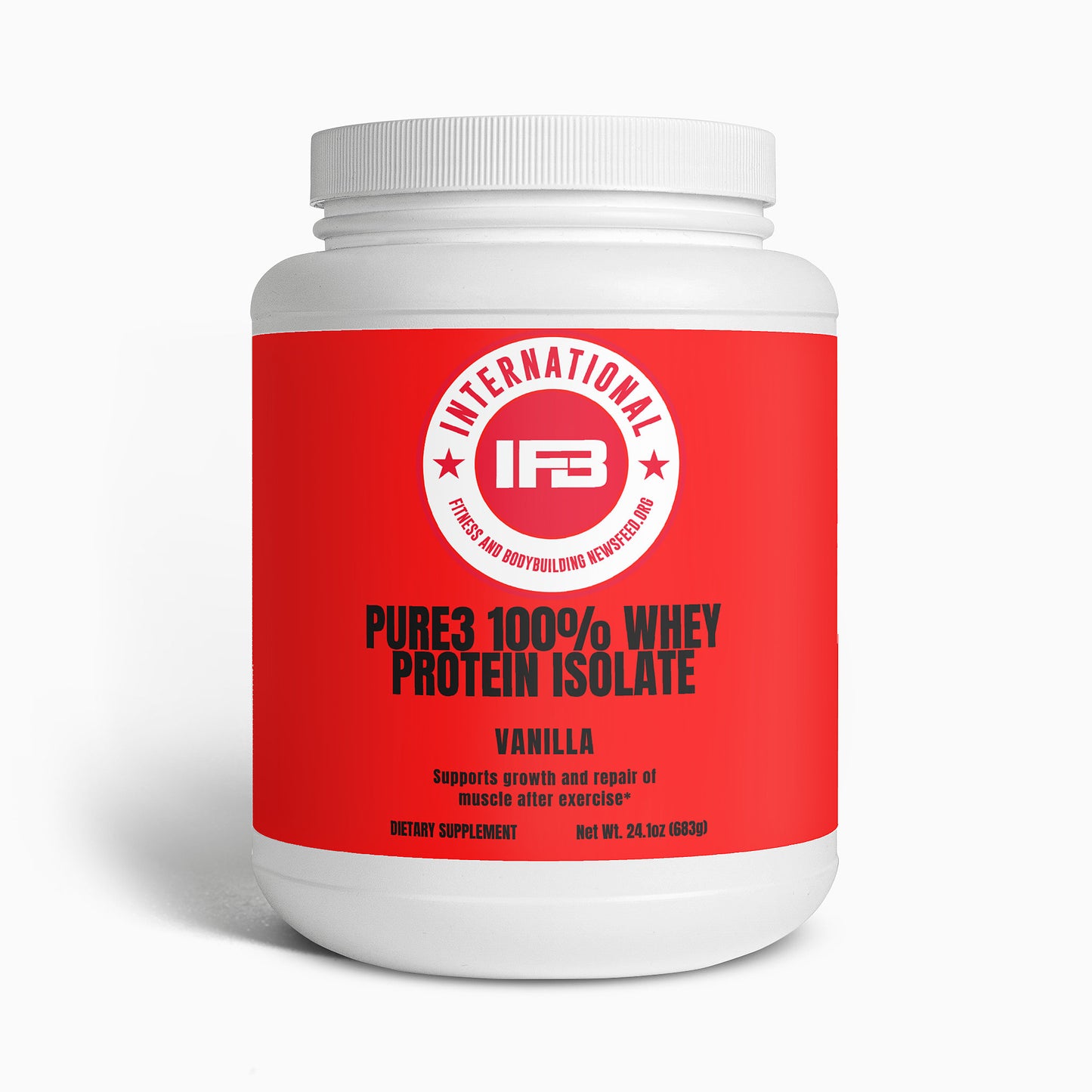 PURE3 100% WHEY PROTEIN ISOLATE (VANILLA)