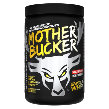 Bucked Up Mother Bucker Pre-Workout | 400mg Caffeine for Extreme Energy, Focus & Pumps