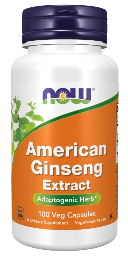 Now American Ginseng 500mg -100 Caps