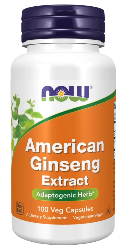 Now American Ginseng 500mg -100 Caps