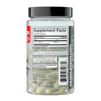 MuscleTech Muscle Peptide 185 - DL-185 Dileucine - 84 Capsules