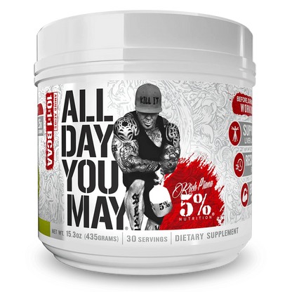 5% Nutrition All Day You May 10:1:1 Ratio BCAA with Joint & Liver Support Blend