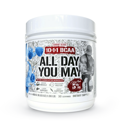 5% Nutrition All Day You May 10:1:1 Ratio BCAA with Joint & Liver Support Blend