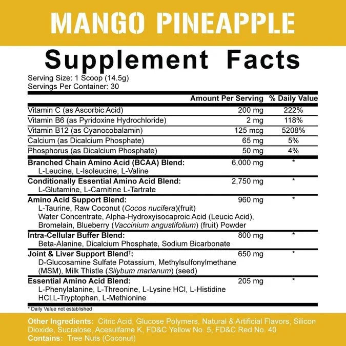 5% Nutrition All Day You May 10:1:1 Ratio BCAA with Joint & Liver Support Blend