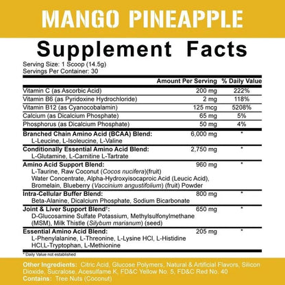 5% Nutrition All Day You May 10:1:1 Ratio BCAA with Joint & Liver Support Blend