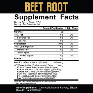 5% Nutrition Core Beet Root Powder – 30 Servings (Fruit Punch)