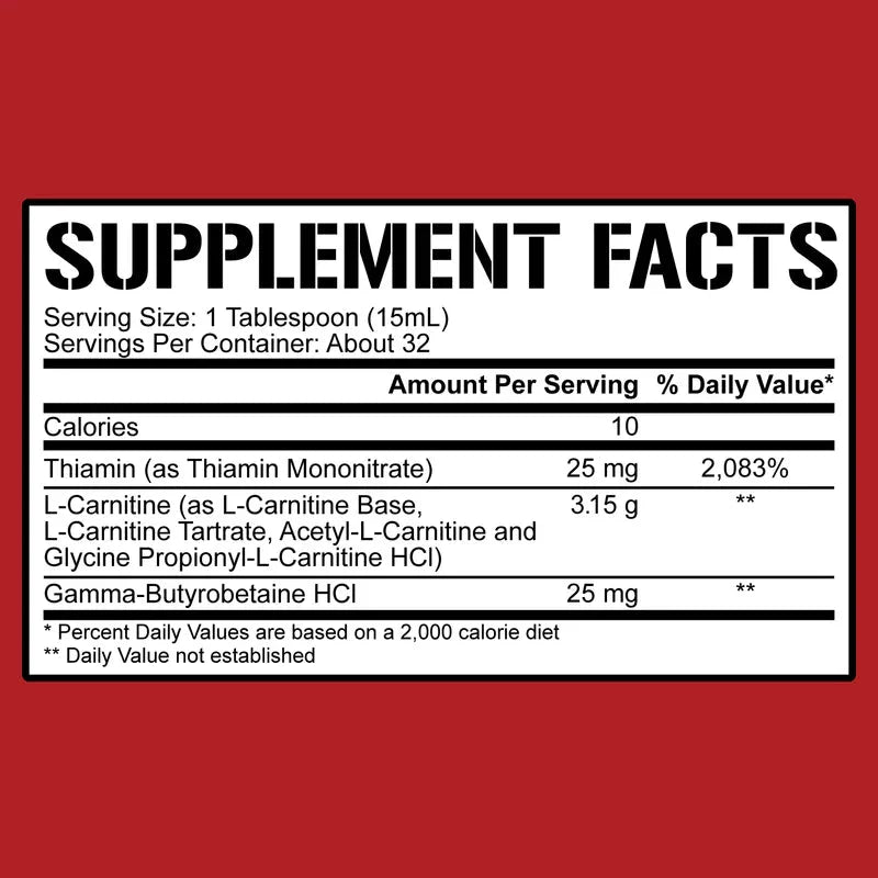 5% Nutrition Liquid L-Carnitine 3150 | Advanced Fat Metabolism & Energy Support