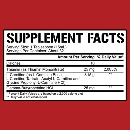 5% Nutrition Liquid L-Carnitine 3150 | Advanced Fat Metabolism & Energy Support