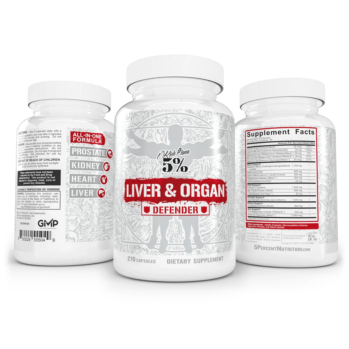 5% Nutrition Liver & Organ Defender -270 Caps