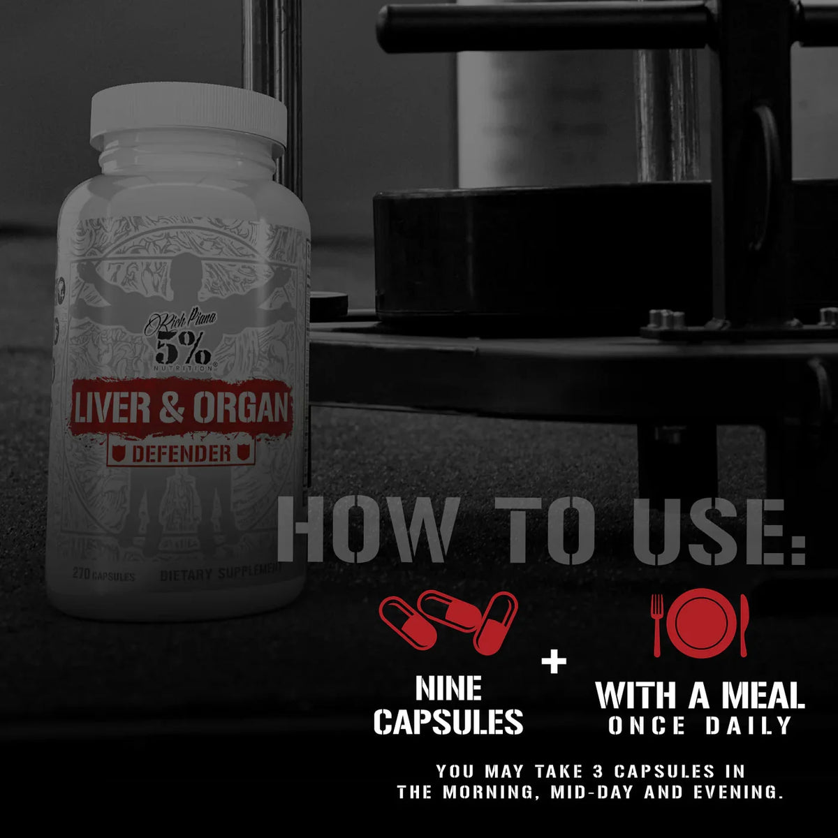 5% Nutrition Liver & Organ Defender -270 Caps