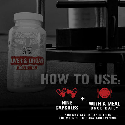 5% Nutrition Liver & Organ Defender -270 Caps