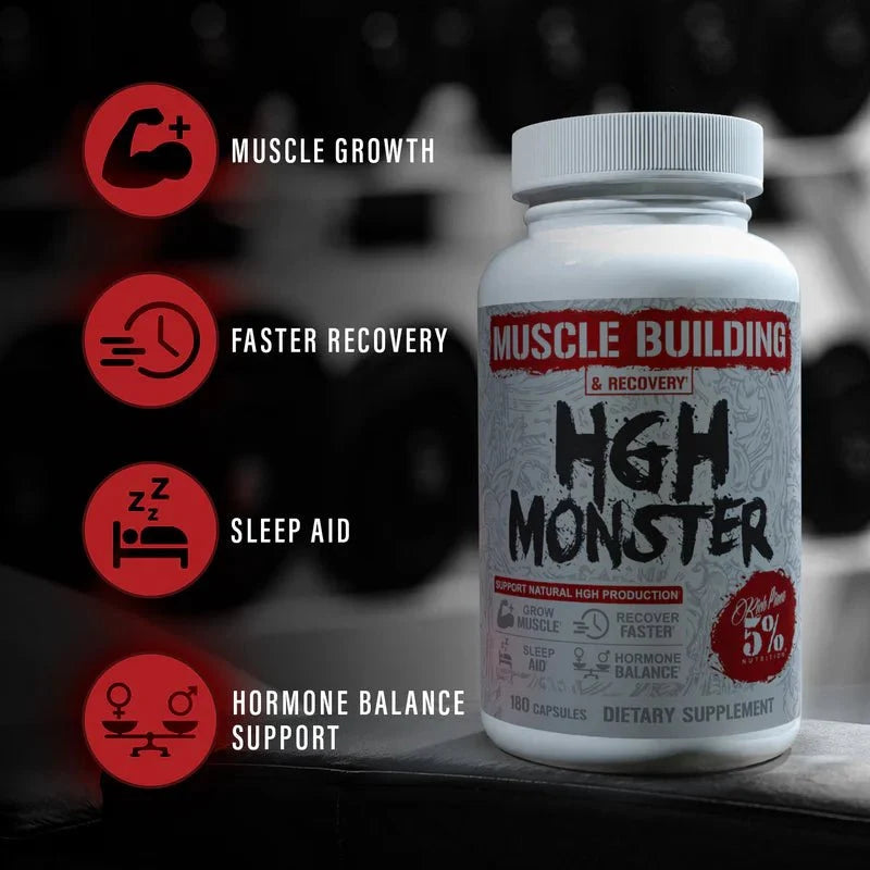 5% Nutrition HGH Monster 180 Capsules