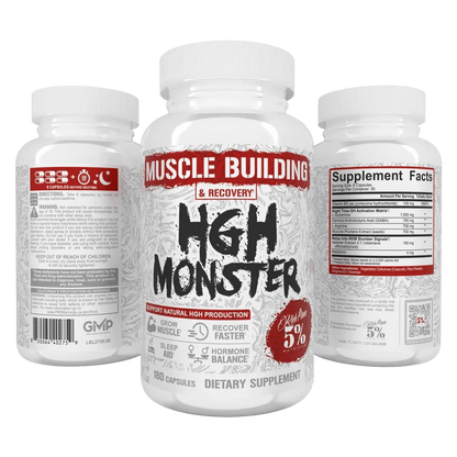 5% Nutrition HGH Monster 180 Capsules