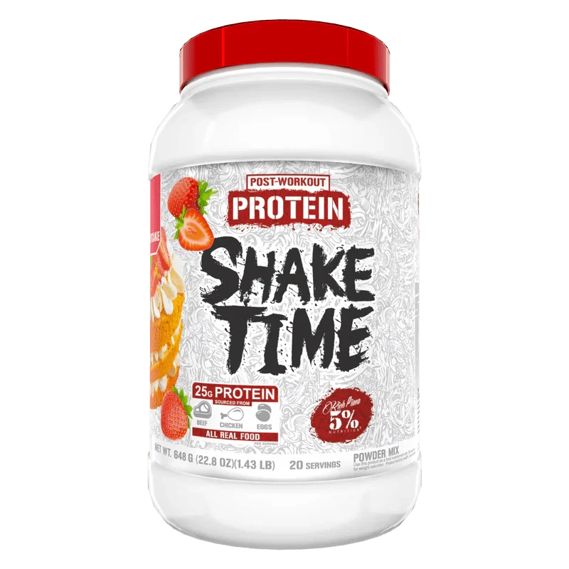 5% Nutrition Shake Time Real Food Protein