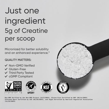 Sports Research Micronized Creatine Monohydrate -165 Servings, Unflavored