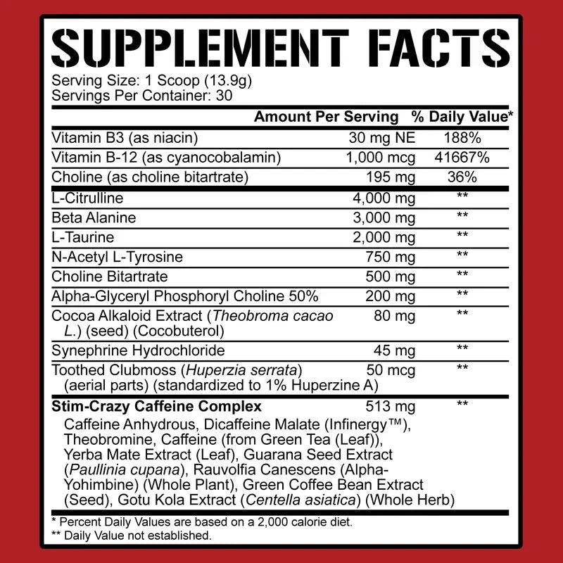 5% Nutrition 5150 High Stimulant Pre-Workout