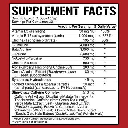 5% Nutrition 5150 High Stimulant Pre-Workout