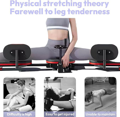 Pro Leg Stretcher 330LBS Leg Stretch Machine Heavy Duty Steel Frame Leg Stretcher Machine Training Fitness Equipment Leg Stretcher for Home Gym