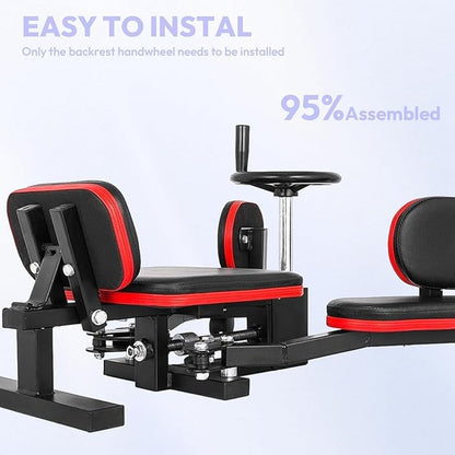 Pro Leg Stretcher 330LBS Leg Stretch Machine Heavy Duty Steel Frame Leg Stretcher Machine Training Fitness Equipment Leg Stretcher for Home Gym