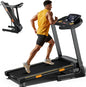 8.7MPH Walking Pad Treadmill for Home with Incline, 3.5HP Real Brushless Treadmill with Incline 350 lb Capacity, Double Deck Running Desk Treadmills Support App and Pre-Set Mode