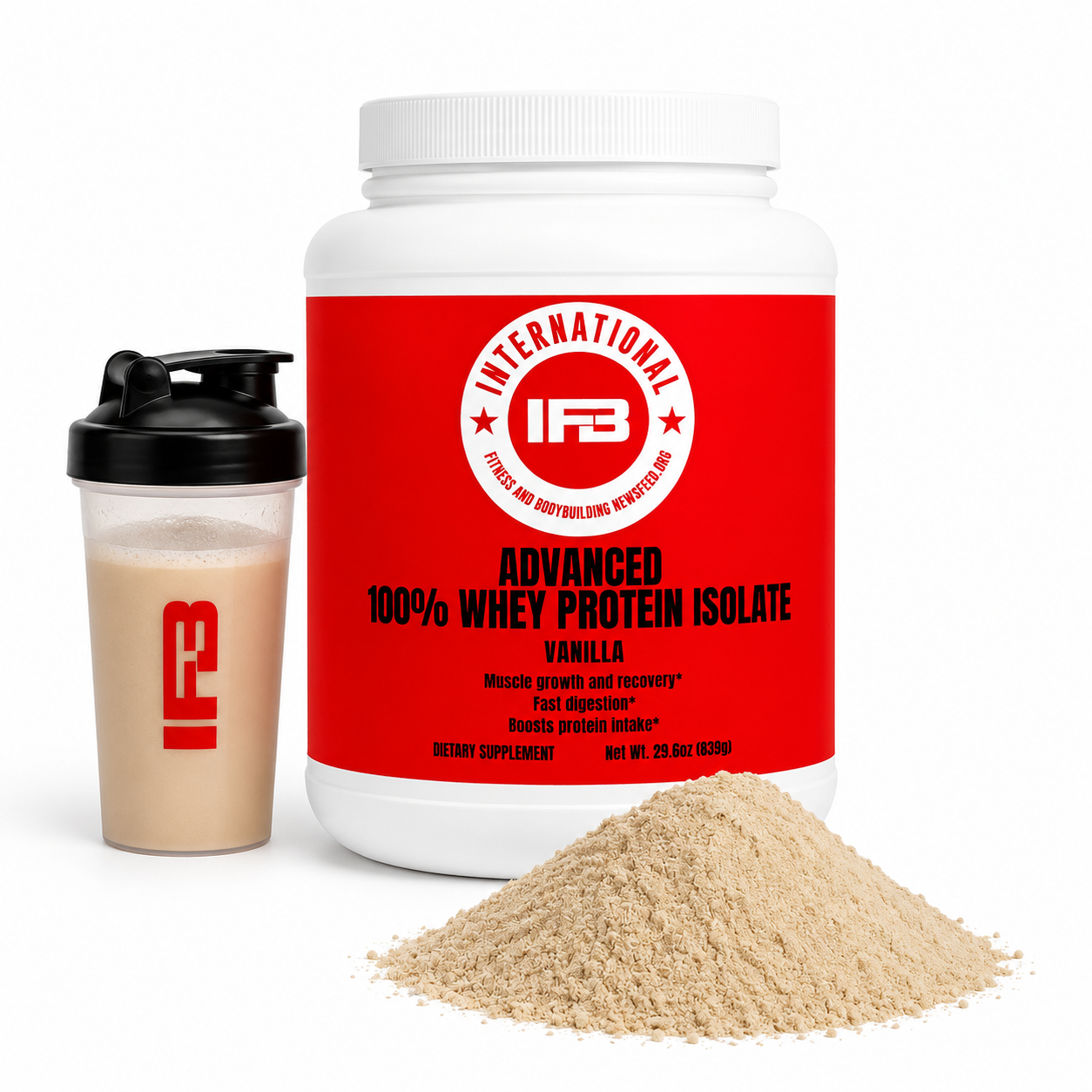 ADVANCED 100% WHEY PROTEIN ISOLATE (VANILLA)