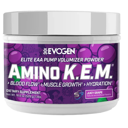 Evogen Amino K.E.M. EAA | Essential Amino Acids + BCAAs + Hydration & Recovery Formula