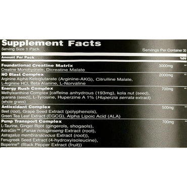 Animal Pak Pre-Workout Pump - Pill Packs