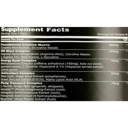 Animal Pak Pre-Workout Pump - Pill Packs