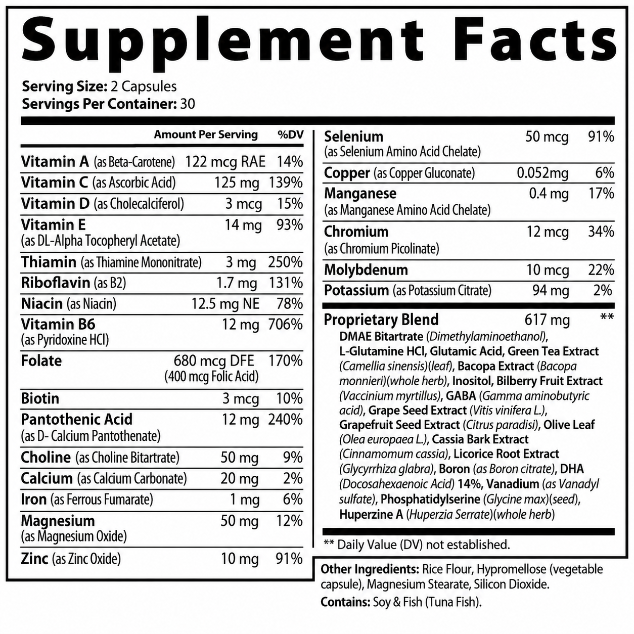 BRAIN & FOCUS FORMULA