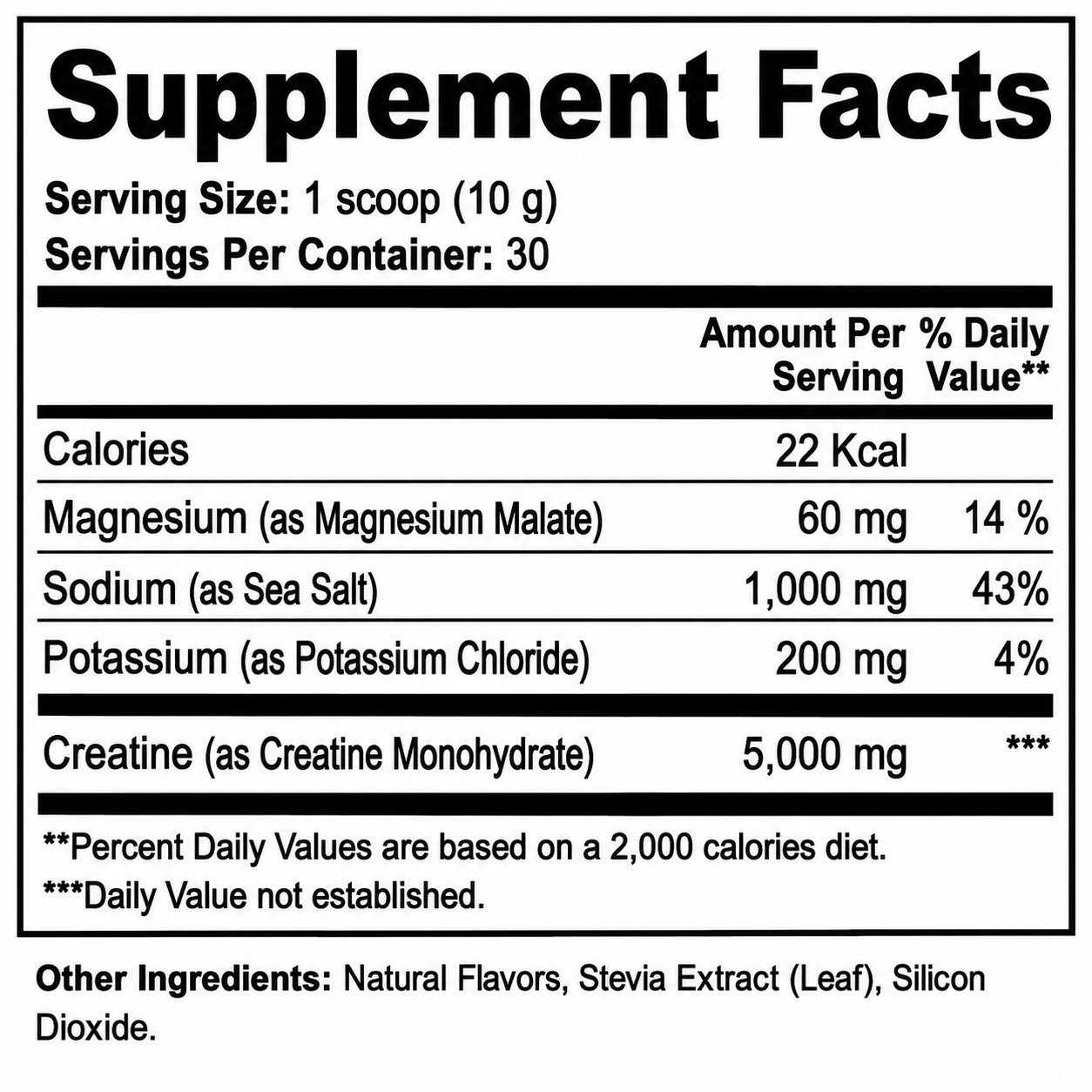 CREATINE HYDRATION POWDER