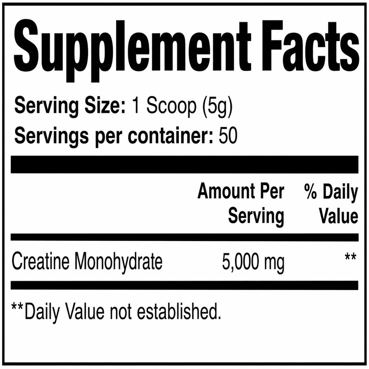 CREATINE MONOHYDRATE