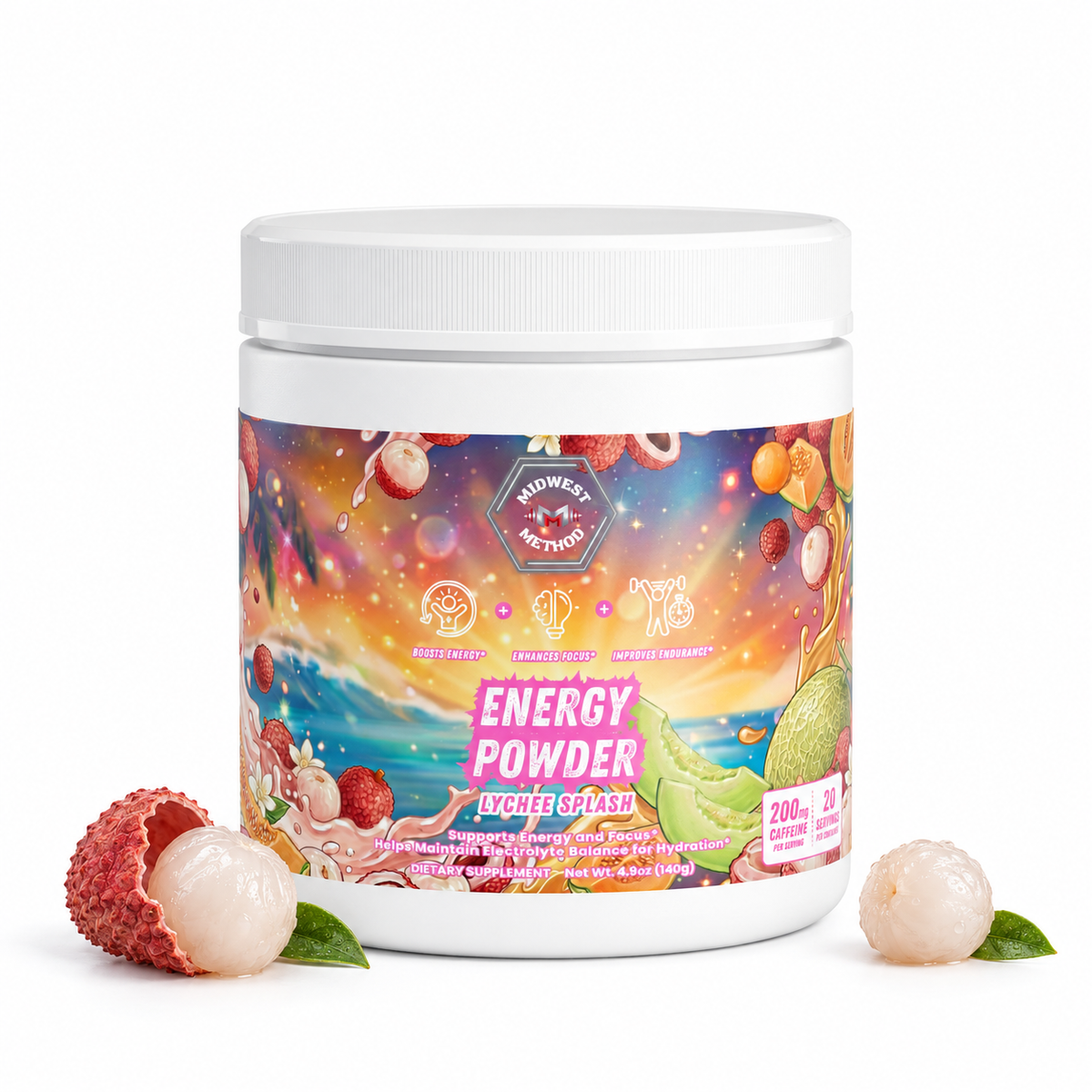 Energy Powder (Lychee Splash)