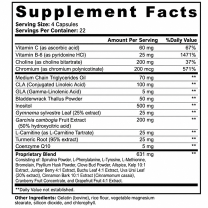 FAT BURNER WITH MCT