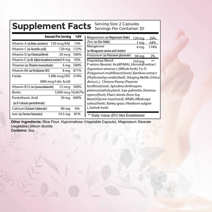 Glow Hair, Skin, and Nail Support Supplement