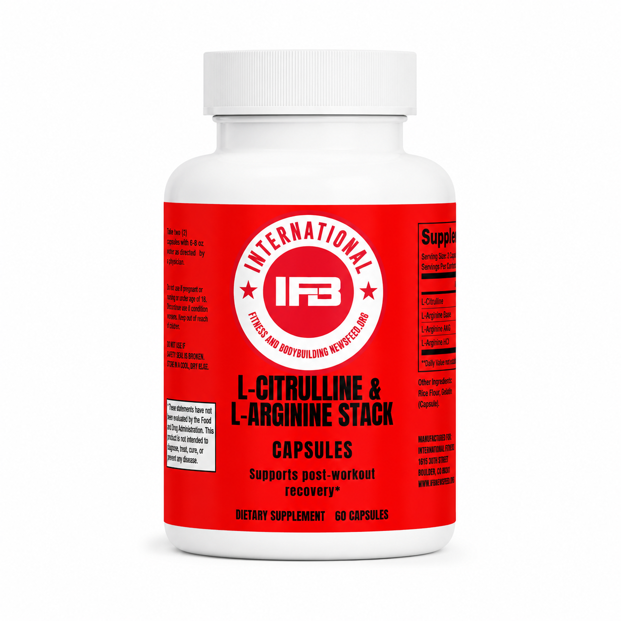 L-CITRULLINE & L-ARGININE STACK
