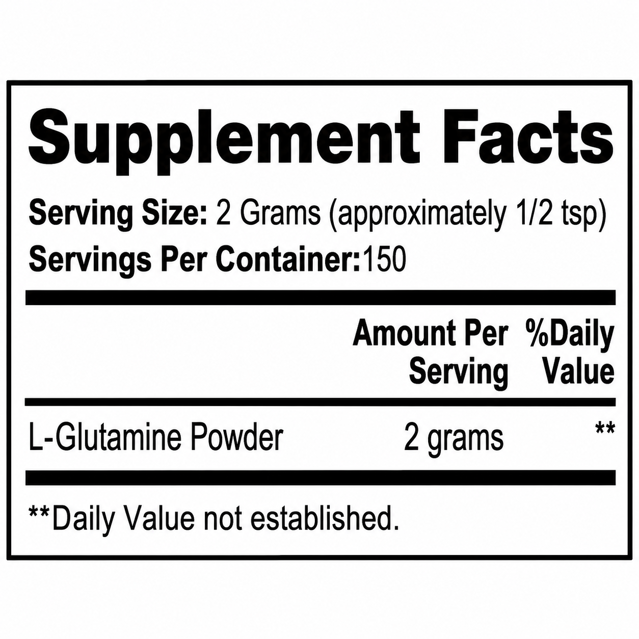 L-GLUTAMINE POWDER